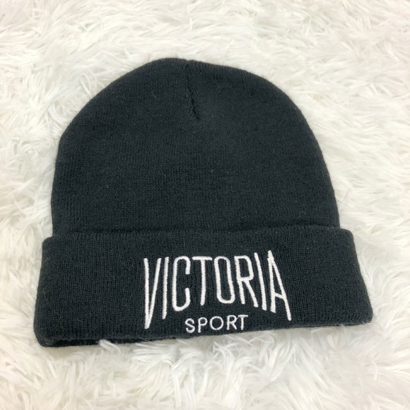 Victoria's Secret Accessories - Victoria’s Secret Sport Black Winter Beanie Hat Victoria's Secret Accessories - Victoria’s Secret Sport Black Winter Beanie Hat